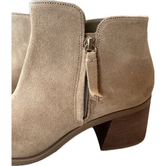 Alex Marie Tan Suede Leather Ankle Boots Size 9M Daria Boot NEW - Picture 7 of 9